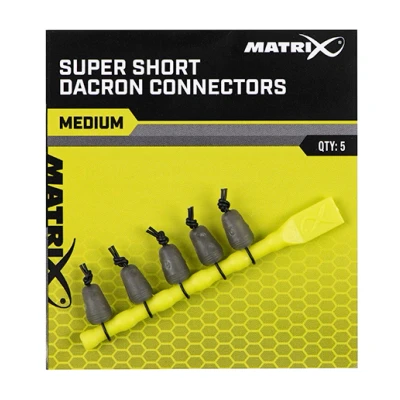 Abbildung von Matrix Super Short Dacron Connectors Medium (5 Stück) Kleinmaterial