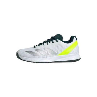Abbildung von adidas Performance Courtflash Speed 2 Multicourt Tennisschuh white/silvercoloured/lucid lemon, Herren, Größe: 48 2/3 Schuhe