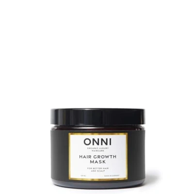 Abbildung von ONNI Maske Organic Hair Growth Mask 500 ml Ohne Silikone, Sulfate, Parabene Haarwuchs, gegen juckende Kopfhaut, keine Tierversuche, MADE IN GERMANY