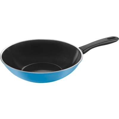 Abbildung von BALLARINI Wok &quot;Caprera&quot;, Aluminium, (1 tlg.), Keramikbeschichtung, Thermopoint, bunt, Made in Italy