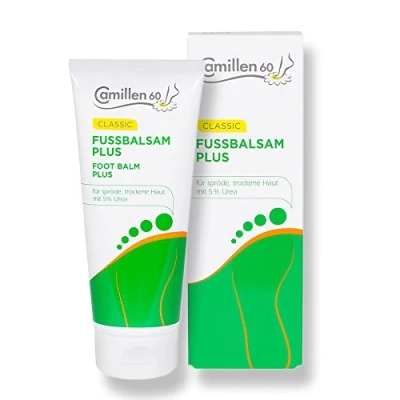 Abbildung von Fussbalsam Plus Camillen 60, Fußcreme mit Urea, Kamille für trockene Füsse, 200 ml