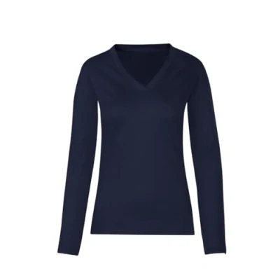 Abbildung von Trigema T Shirt &quot;TRIGEMA Langarmshirt mit V Ausschnitt&quot;