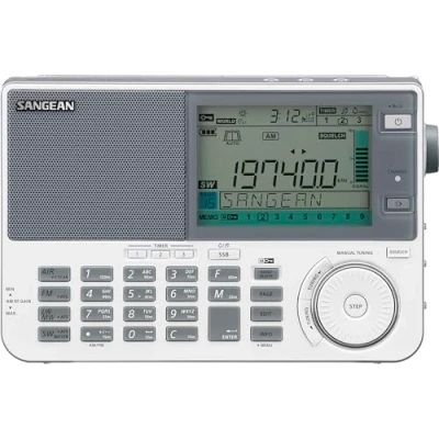 Abbildung von Sangean ATS 909X2 Profi Weltempfänger mit UKW Stereo, versch. Farben weiß, 1109 00033 WS