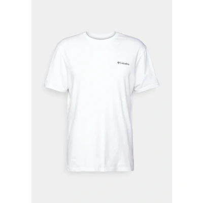 Abbildung von Columbia LOGO Short Sleeve Tshirt basic, Herren, Größe: XL, White