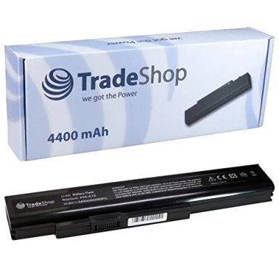 Abbildung von Hochleistungs Li Ion Akku 10,8V/11,1V 4400mAh für Medion MD97888 MD98109 MD98383 MD98740 MD98780 MD98930 MD98980 MD99050 MD99090