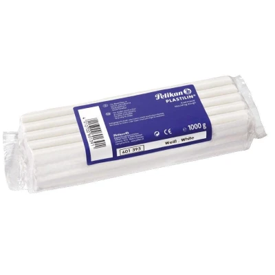 Abbildung von Pelikan 601393 Qualitäts Knetmasse Plastilin, 1 kg, weiß