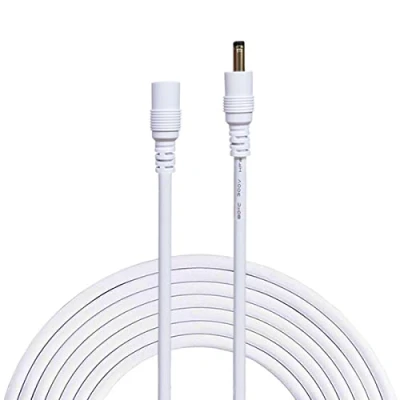 Abbildung von Liwinting 10m/32.8Feet DC Verlängerungs Kabel Energieverlängerungs 3.5mm x 1.35mm Mann zum Weiblichen Stecker Weiß