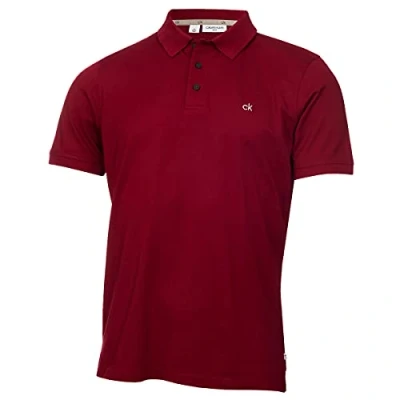 Abbildung von Calvin Klein Herren Planet freundlich Superpolohemd Burgundy L