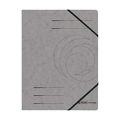 Abbildung von herlitz 11159670 Eckspanner Quality, A4, dunkelgrau, 5 Stück