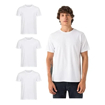 Abbildung von Burnell &amp; Son 3 PACK Basic Tshirt basic, Herren, Größe: Small, Weiß