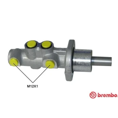 Abbildung von BREMBO M 61 021 Hauptbremszylinder 23,81 Aluminium 12 x 1 (2) CITROËN: Xsara Picasso