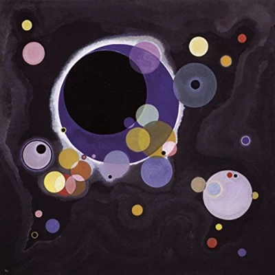 Abbildung von 1art1 Wassily Kandinsky Poster Einige Kreise, 1926 Bilder Leinwand Bild Auf Keilrahmen XXL Wandbild Kunstdruck Als Leinwandbild 70x70 cm