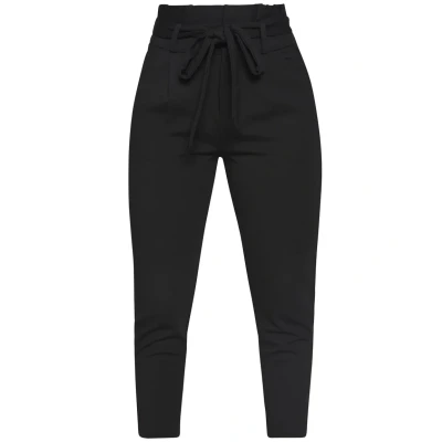Abbildung von Vero Moda Petite Vmeva Paperbag Stoffhose, Damen, Größe: XSx28, Black