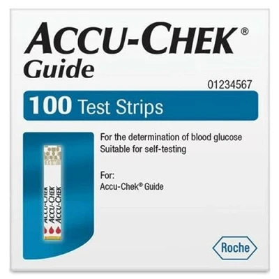 Abbildung von ACCU Chek Guides 100 Streifen für Kontrolle Blutzucker accucheck (4x25 Streifen)