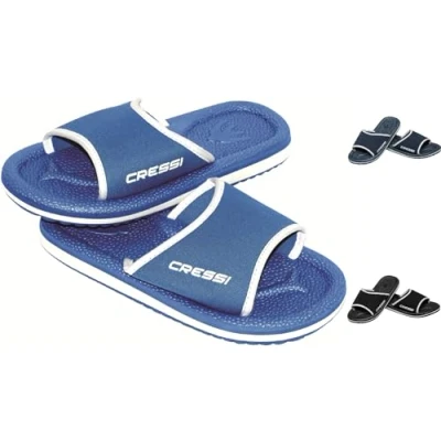 Abbildung von Cressi Lipari Slipper für Strand und Schwimmbad Erwachsene Kinder,Mehrfarbig (Hellblau), 30 EU