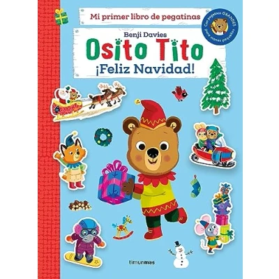 Abbildung von Osito Tito. Mi primer libro de pegatinas. ¡Feliz Navidad!