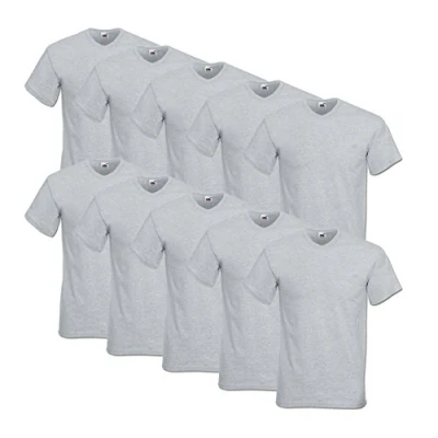 Abbildung von Fruit of the Loom Herren V Neck Valueweight T Shirt