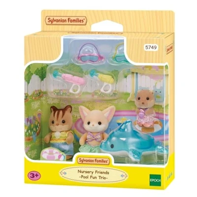 Abbildung von Sylvanian Families Spielfigur Erlebniskindergarten Freunde Poolspaß
