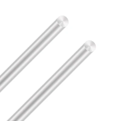 Abbildung von LAVMHAB 6063 Aluminium Rundstab 10mm x 300mm, solide runde Schäfte Stäbe für DIY Bastelmodelle (2 Stück)