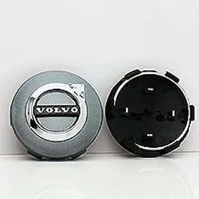 Abbildung von 4 Stück für Volvo xc90 s90L xc60 s60 v60 v40 v90 cc 64MM Auto Nabendeckel Radkappen Radnabenkappen Radnabenabdeckung Nabenkappen Felgendeckel Radnabendeck