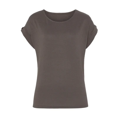Abbildung von Lascana Tshirt basic, Damen, Größe: 44/46, Taupe