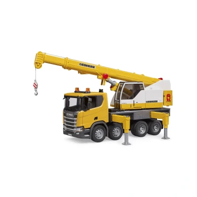 Abbildung von Bruder Scania Super 560R Liebherr Kran LKW 1:16