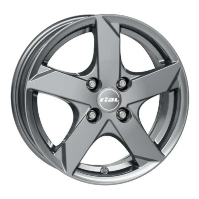 Abbildung von RIAL 4 loch 14Zoll 100mm Alufelge Kodiak Graphit KK55435CP22 7 Felge