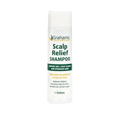Abbildung von Grahams Natural Kopfhaut BERUHIGUNGS SHAMPOO beruhigt trockene, juckende und spendet dem Haar Feuchtigkeit reduziert Schuppenbildung Auch bei empfindlicher Haut Für alle Haartypen