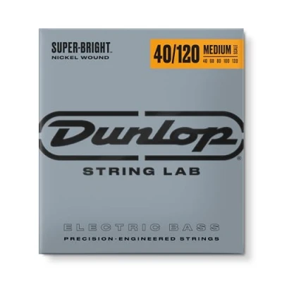 Abbildung von Bassgitarren Saiten Dunlop SB Nickel Medium 40 120 5 cordes