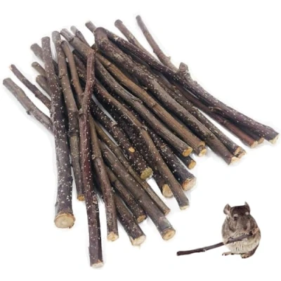 Abbildung von William Craft 250g Bunny Kaustock, Kaninchen Kauspielzeug mit 100% natürlichem Apfelstab, Kaninchen, Hamster, Papagei, Chinchilla, Meerschweinchen, Rennmaus,