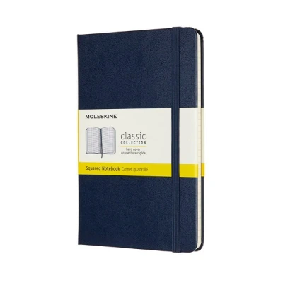 Abbildung von Notizbuch Moleskine Classic M, kariert, hart, blau, 1 Stk.