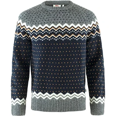 Abbildung von Fjallraven Herren Sweatshirt Övik Knit Sweater M, Dark Navy, S, 81829