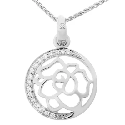 Abbildung von Orphelia &#039;Blair&#039; Damenkette mit Anhänger aus 925er Sterlingsilber Silber ZH 7089