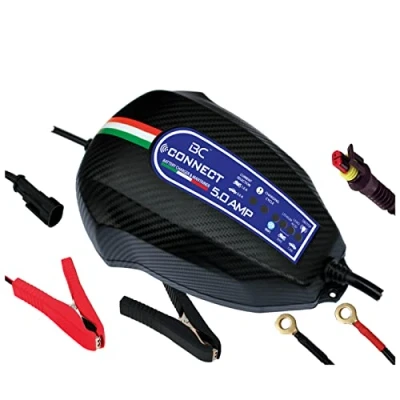 Abbildung von BC Battery Controller Connect Intelligentes WiFi Ladegerät/Batteriehalter 1 Amp für Batterien 12 V Blei/Lithium Auto, Motorrad, Scooter, Boote, LKW, Wohnmobil bis zu 160 Ah