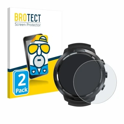 Abbildung von BROTECT Entspiegelungs Schutzfolie für Suunto D5 (2 Stück) Matte Displayschutz Folie, Anti Reflex, Fingerprint