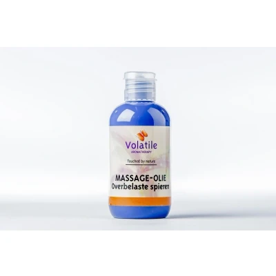 Abbildung von Volatile Massageöl Überlastete Muskeln