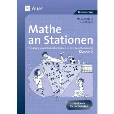 Abbildung von Mathe an Stationen 2: Handlungsorientierte Materialien zu den Kernthemen der Klasse 2 (Stationentraining Grundschule Mathe)