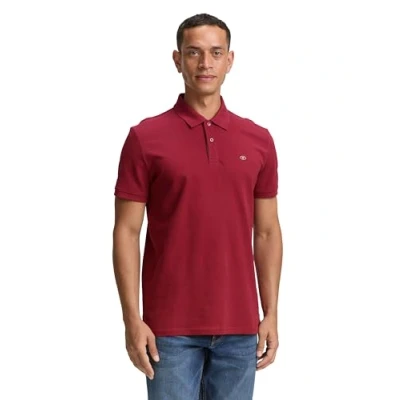 Abbildung von TOM TAILOR Herren 1031006 Poloshirt, 35930 Deep Red, M