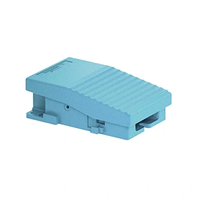 Abbildung von Schneider Electric XPEM110 Fußschalter, einfach, Metall, blau,1 stufig, 1Ö+1S, IP66, mechanische Lebensdauer 15000000 Zyklen