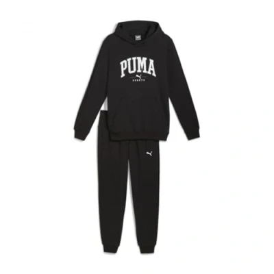 Abbildung von Puma Squad Hooded SUIT SET Trainingsanzug, Herren, Größe: XXL, black