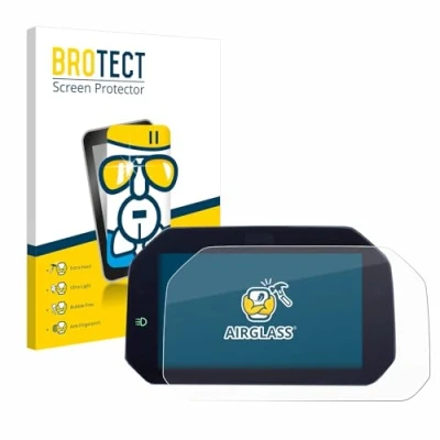 Abbildung von BROTECT Schutzglas für BMW R 1250 GS Connectivity TFT 6.5&quot; Schutzfolie Panzer Folie Glas [Extrem Kratzfest 9H, Anti Fingerprint