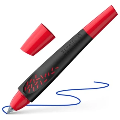 Abbildung von Kugelschreiber SCHNEIDER Breeze M schwarz rot ergonomisch 1 Stk.