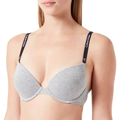 Abbildung von Calvin Klein Underwear Push UP BH &quot;PUSH PLUNGE&quot;, mit Logoschriftzügen am Träger
