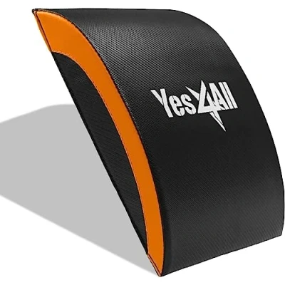 Abbildung von Yes4All Bauchmuskel Matte, Ab Übung Matte Core Trainer , Gymnastikmatte mit Steißbein Schutzpolster/Bauchkeil Bauchmatte Unterstützung für Abdominal Training, Sit Up Pad Bauch