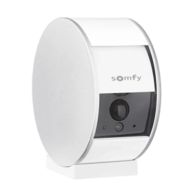 Abbildung von Somfy Indoor Camera Netzwerk Überwachungskamera Innenbereich Farbe (Tag&amp;Nacht) 1080p feste Brennweite Audio drahtlos Wi Fi Gleichstrom 5 V