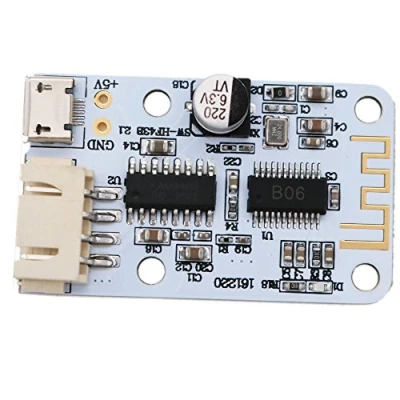 Abbildung von DollaTek Micro USB DC 5V 2x3W Bluetooth Audio Receiver Digital Verstärker Brett Modul Verstärkerplatine