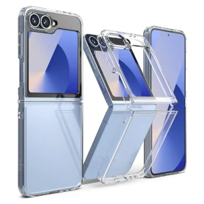 Abbildung von Ringke Fusion Case Kompatibel mit Samsung Galaxy Z Flip 6 Hülle, Kratzfest Hart PC + Weich TPU Anti Gelb Handyhülle für 5G Clear