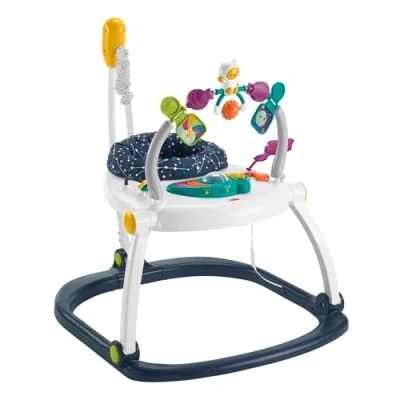 Abbildung von Fisher Price® Hüpfspielzeug Price Aktivitätscenter Jumperoo 80 x 79 cm, (Packung, 1 tlg), für Kleinkinder zum Hüpfen mit Licht und Musik Effekt