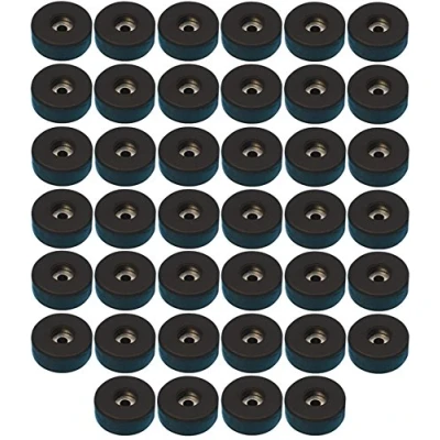 Abbildung von Adam Hall Hardware 4907 M40 AH 40er Set Gummifuß 38 x 15 mm schwarz im Beutel