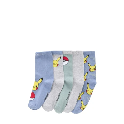 Abbildung von Vertbaudet 5 PACK Socken für Kinder, Größe: 27 30, Himmelblau